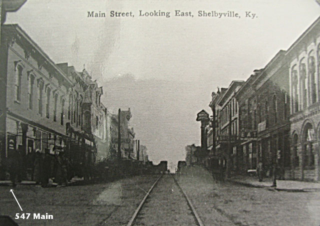 Main Street with Interurban Line